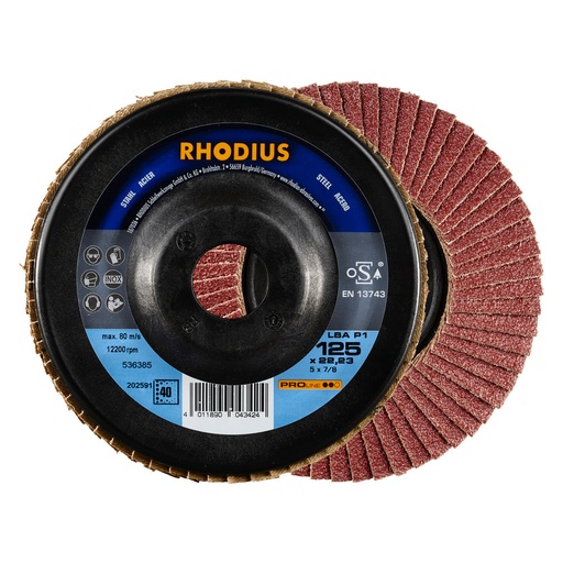 [RH202591] Steel Flap Disc 125 mm P40 