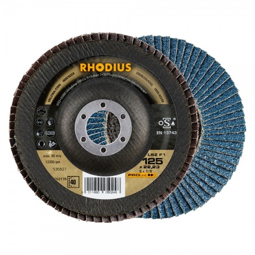 [RH202662] Inox Flap Disc 115 MM P60 LSZF1