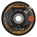 Inox Grinding Disc (180x7x22.23mm) Depressed  T27 - CERAMICON
