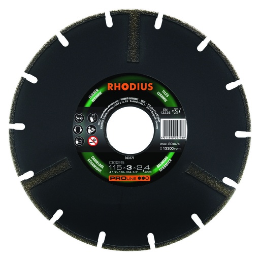 [RH303174] Marble Diamond Cutting Disc 230 x 22.23 mm (Professional) Segmented , DG25