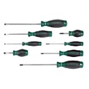 8Pc. Screwdriver (2PP) slotted, Philips