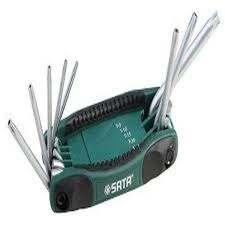 [SA9123] 8Pc Star Fold-Up Allen Key Set (T9-T40)