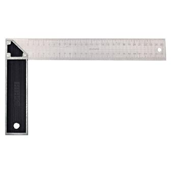 [SA91410ME] Square Ruler Zinc Handle 150mm