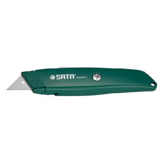 [SA93441] Retractable Zinc Alloy Knife, Inc. 5 Blades