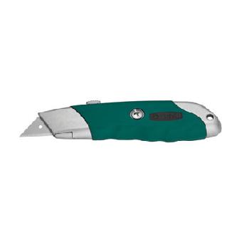 [SA93443] Heavy Duty Retractable Zinc Alloy Knife, 5 Blades Included 
