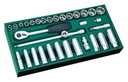 TRAY SET - 33PC 3/8" DR SOCKET 