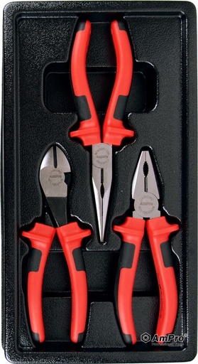 [AMT28954] SET 3PCs PLIERS Vde Insulated  1000V