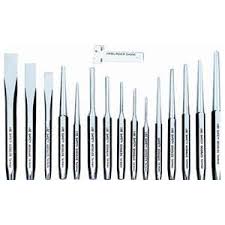 [AMT29640] 16PC PUNCH And CHISEL SET