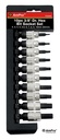 8PC 1/2" DR. HEX BIT SOCKET SET (55mm) METRIC 