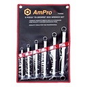 6PC OFFSET BOX WRENCH SET (8x9-18x19) 