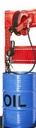 552/N Air Oil Pump Set w/hosereel+gun for 200L Drum 