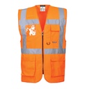 S476 Orange Berlin Executive Vest