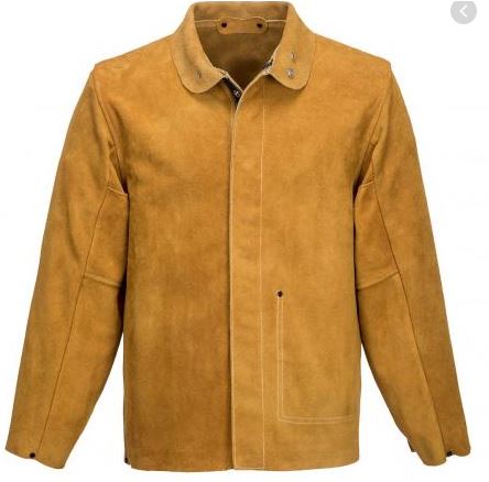 SW34 > Leather Welding Jacket > Tan