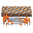 97Ttx/S8- 8Pc T-Handles Offset Star Allen Key Set (T8-T40)