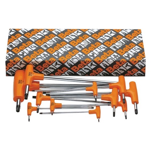 [BE000970808] 97Ttx/S8- 8Pc T-Handles Offset Star Allen Key Set (T8-T40)