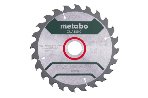 [ME628675000] Wood Precision Cut Classic 190x30 24 teeth KS 66