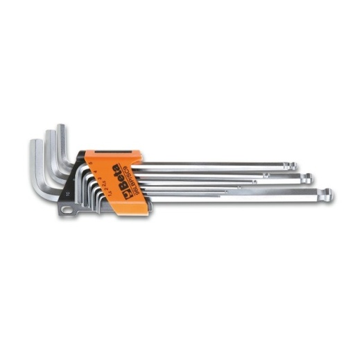 [BE000961354] 9Pcs ball head offset Allen Key Set extra-long