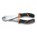 Heavy duty diagonal chrome cutting nippers bi-material handles