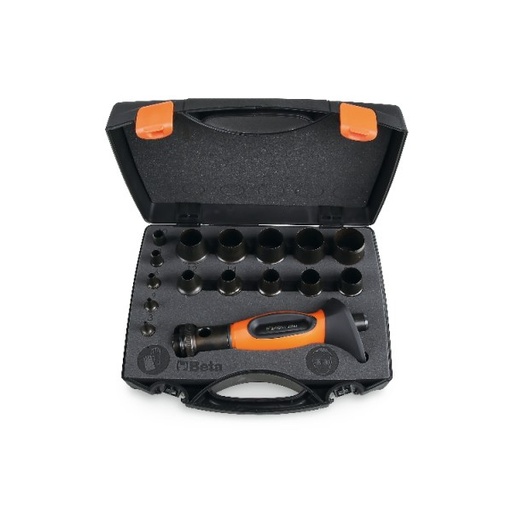 [BE011050255] ​Assortment of 15 punches, 3 to 30 mm, and 1 accessory