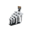 Set of 5 pullers with sheet metal supports