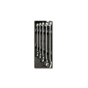 5Pcs Combination Wrench Kit With Hard Thermoformed Tray
