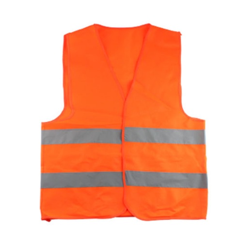 H003O - Orange Color High Visibilty Vests