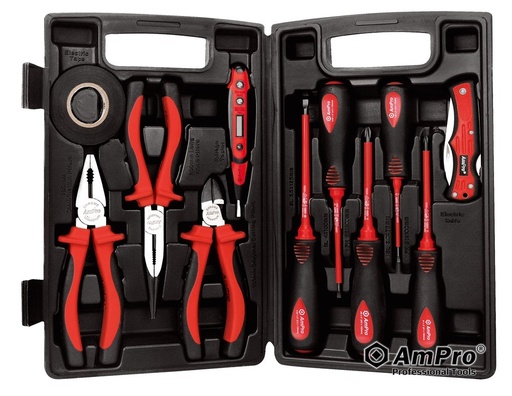 [AMT28481] 11PC PLIERS & SCREWDRIVERS SET Vde Insulated 1000V 