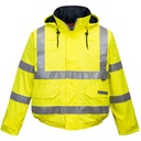 S773 Hi-Vis Bizflame Yellow Short Bomber Jacket