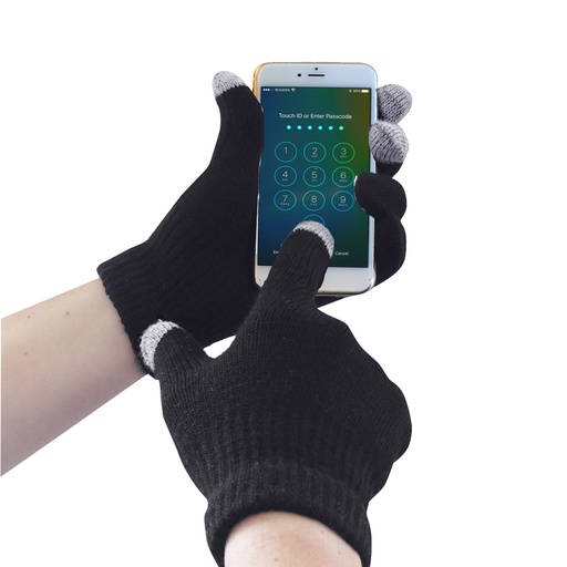 GL16 - Touchscreen Knit Black Glove