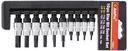 10PC 1/4" & 3/8" DR. STAR BIT SOCKET SET