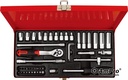48PC 1/4" DR. 6PT SOCKET SET (METRIC)