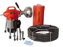 3/4-4" Electric Drain Cleaning Machine Set 390W - 220V