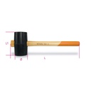 1393 - Hard rubber head hammer 70mm