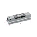 1699L/1 Precision surface level made from die-cast iron with ground prismatic base, 2 unbreakable vials, accuracy: 0.02 mm/m