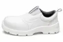 LUMA S2 Composite White Leather Safety Shoes - S2 HI CI FO SR Memory Foam Insole 