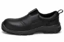 VIVID S2 Composite Black Leather Safety Shoes -  S2 HI CI FO SR Memory Foam Insole  