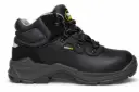 ASTRA S3L Composite Black Leather Safety Shoes - S3L HI CI FO SR Memory Foam Insole